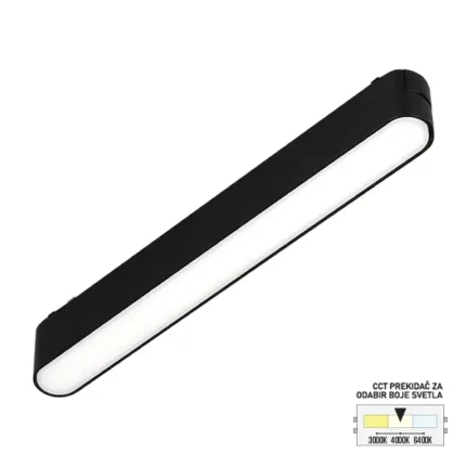LED magnetna svetiljka CCT ULTRA SLIM FMS1001-12 BK