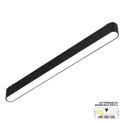 LED magnetna svetiljka CCT ULTRA SLIM FMS1001-18 BK