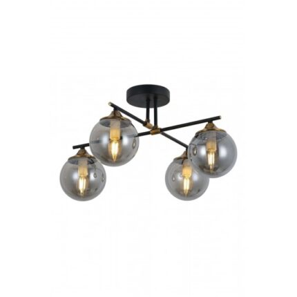 M11080-4 luster crno-zlatni 4xE27 Max.60W/220V Mitea Lighting