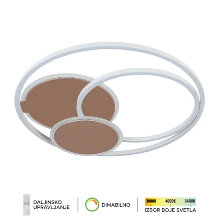 LED plafonska lampa F2102-36C WH+RG