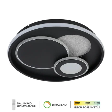 LED plafonska lampa F2104-24C BK