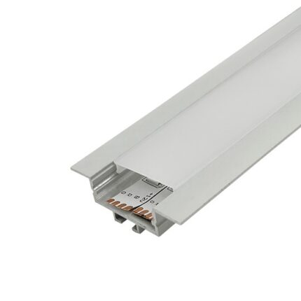 M3010-UZ-W BELI Aluminijumski profil za LED trake ugradni set sa difuzorom i žabicama 13.5x42x2000mm Mitea Lighting