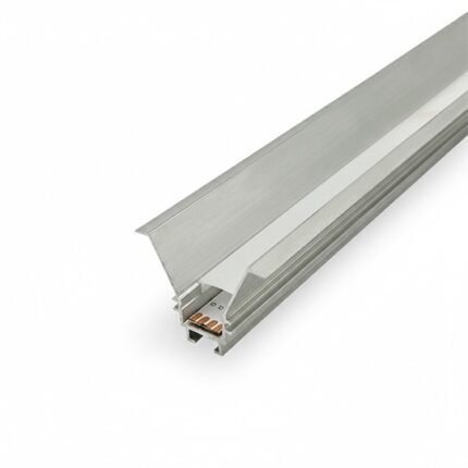 M4228-UZ-A SIVI Aluminijumski profil za LED trake ugradni set sa difuzorom i žabicama 28x42x2000mm Mitea Lighting