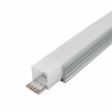 MA505-A-FS SIVI Aluminijumski profil za LED trake nadgradni set sa difuzorom IP65 13x17.7x2000mm Mitea Lighting